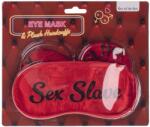 Handlosfera Cătușe din pluș și mască de ochi Sex Slave