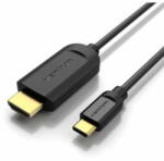 Vention CABLU video Vention, HDMI(T) la USB-C (T), 1m, rezolutie 4K la 30Hz, PVC, negru, "CGUBF" (timbru verde 0.08 lei) - 6922794742055 (CGUBF)