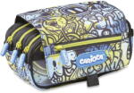 CARIOCA Penar cu 3 fermoare Carioca Comics, bleu-galben (CA-230552) - vexio Penar