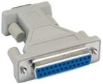  Adaptor serial pentru mouse - DB9 tată la DB25 mamă, gri, 7024 - lichidare