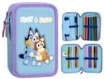  Penar echipat Cerda Bluey & Bingo cu accesorii - albastru Penar