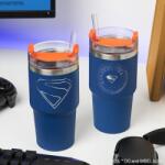 Paladone Cană termoizolantă Paladone Superman Theatrical Gamer - albastră, 600 ml