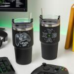 Paladone Cană termică de călătorie Paladone XBOX Gamer Cup - neagră, 600 ml