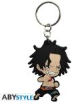ABYstyle Breloc Abysse One Piece - Ace SD din PVC (ABYKEY207)