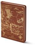 The Noble Collection Jurnal The Lord of the Rings - Middle-earth - harta Pământului de Mijloc, 240 de pagini