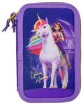  Penar dublu echipat Stor Unicorn Academy - 19, 5 × 12, 5 × 5 cm Penar