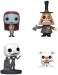 Funko Pop! The Nightmare Before Christmas - set de 4 figurine din vinil: Sally, Mayor, Jack Skellington și Zero (95659) Figurina