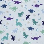 Heko Panels Textilanyag, Dinoszauruszok és csillagok, Poliészter 100%, 210g/pm, Méret: 100cm x 155cm, DX830 (DX830)