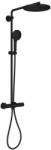 GROHE Vitalio Joy set de duș perete cu termostat cu duș de ploaie negru 1142242430 (1142242430)