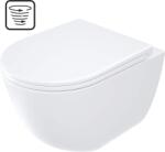 Deante Arnika vas wc cu capac soft-close agăţat fără margine cu spălare turbionară alb lucios CGND6ZPW (CGND6ZPW)