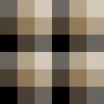 Heko Panels Textilanyag, Kockás, Szürke, Ekrü, Poliészter 100%, 210g/pm, Méret: 100cm x 155cm (DX1168-1)