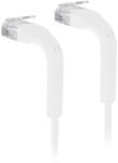 TECHLY Cablu de retea flexibil, pliabil, subtire, slim, cupru, Cat. 6A U/UTP, 2m, Techly ICOC U6A-BD-020W, Alb (ICOCU6A-BD-020W)