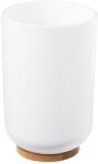 Aqualine Snow pahar pentru periuta de dinti alb 7579 (7579)