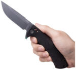 ANV A400-BB, DLC, Black Sandvik 14C28N, G10 Black zsebkés fekete