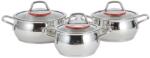 Karaca Set Tavi Karaca Emirgan Midi - 3 piese, inox, 14cm, 16cm, 18cm (20994643)