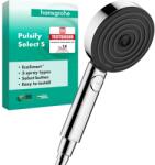 Hansgrohe Dus cu mana hansgrohe Pulsify Select S, 3 tipuri de jet, crom, 105 mm (58881167)