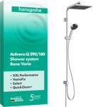 Hansgrohe Sistem de dus hansgrohe Activera Q 290x180 mm, crom, cu EcoSmart, fara armatura (6981807)