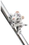 NICI GREEN Magnet leopard de zăpadă Eleni Snowbell, 12 cm (OLP102062404)