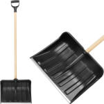 Strend Pro Hótoló, Strend Pro Snowman M0, fekete, 40 × 31 cm, PVC terelőlap, fa nyél, fagyálló, cink rúddal (TC2173045)