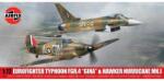 Airfix Kit clasic avion A40002 - Eurofighter Typhoon FGR. 4 (GINA) + Hawker Hurricane Mk. I (Twi) (30-A40002)