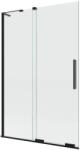 New Trendy Smart Black zuhanyparaván 120 cm kétrészes fekete matt/átlátszó üveg EXK-4202-WL (EXK4202WL)
