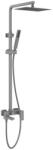 AREZZO design design CUBEFIELD 3 funkciós zuhanyrendszer, gun metal, AR-4412GM (AR-4412GM)