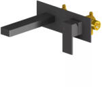 AREZZO design design CUBEFIELD fali mosdócsaptelep, gun metal, AR-4403GM (AR-4403GM)