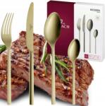 Gerlach Modern Arany 24 Db-os Evőeszköz Szett 6 Személyes Evőeszköz Doboz Szett Fényes (5901035515246)
