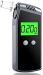 Hoonyer Alkoholteszter Digitális Kijelzővel, USB Töltéssel és 10 Szájfészekkel
