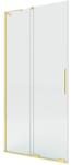 NEW TRENDY Smart Gold Brushed zuhanykabin fal walk-in 90 cm arany csiszolt/átlátszó üveg EXK-7626-WL (EXK7626WL)