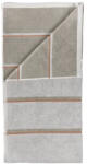 Zone Denmark Sauna törölköző 140x70 cm pamut szürke 37610 (37610)