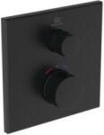 Ideal Standard Ceratherm Navigo zuhanycsaptelep süllyesztett z termosztáttal fekete A8580XG (A8580XG)