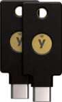 Yubico YubiKey 5C NFC - 2 db-os csomag - fekete (101207)
