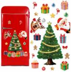 Goaduoynt Hűtőmágnes karácsonyi díszek mágneses karácsonyfa ajándékok dekoráció (6977652567318)
