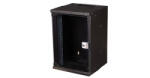 EQUIP Fali Rackszekrény - EWM-09-3030-B (10", 9U, 300x300mm, lapra szerelt, fekete) (EWM-09-3030-B) - ipkameradiszkont