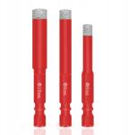 Vorfal Gyémántfúró Gres Csempe Mázhoz 3 Db 6 8 10 MM Hex Lyukasztó (V04553)