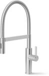 ANW HOME Konyhai Csaptelep Kihúzható Kifolyócsővel Inox Szálcsiszolt 360° 530 MM (683BN)