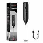 Bonsenkitchen MF8715 USB-C kézi tejhabosító, fekete