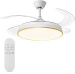 Extralink Phantom Wing 42 Smart WiFi mennyezeti ventilátor LED-világítással, fehér, alkalmazással, 107 cm (EX.99434)