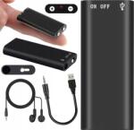  Mini Kém Diktafon Felvevő Hang Aktiválás Lehallgató Hang 8GB (N28)