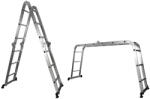 Evotools Scara Aluminiu Multifunctionala - Inaltime 1-3.5 m Nr. Trepte 12+2 (647651)