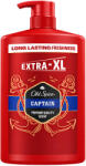 Old Spice Captain férfi 3 az 1-ben tusfürdő, sampon és arclemosó - citrusos, tengeri és fás illat - 1000 ml (8006540818824)