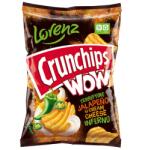 Crunchips DE Wow csípős chips, jalapeño és krémsajt ízű, 110 g (28303)