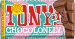 Tony csokoládéja Tony's Chocolonely tejcsokoládé karamelldarabkákkal, pereccel, mandulával, nugáttal és sóval, 90 g (28411)