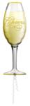 Amscan Balon in forma de pahar sampanie - Super Shape folie metalizata (AM06195)