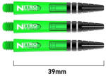 Red Dragon Tija darts Red Dragon Nitrotech mediu, plastic cu top metalic, verde 39mm (C657)