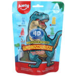 Amos Sweets 4D dinoszaurusz alakú gumicukor vegyes gyümölcs ízben 65g