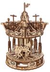 UGears Puzzle 3D, Carousel, Ugears, lemn, 300 piese