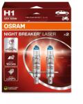 OSRAM Bec Osram Night Breaker Laser Next Generation H1 12V 55W P14, 5s Set 2 buc (12107763)