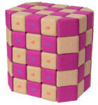  Set de cuburi magnetice moi JollyHeap Basic - 100 piese